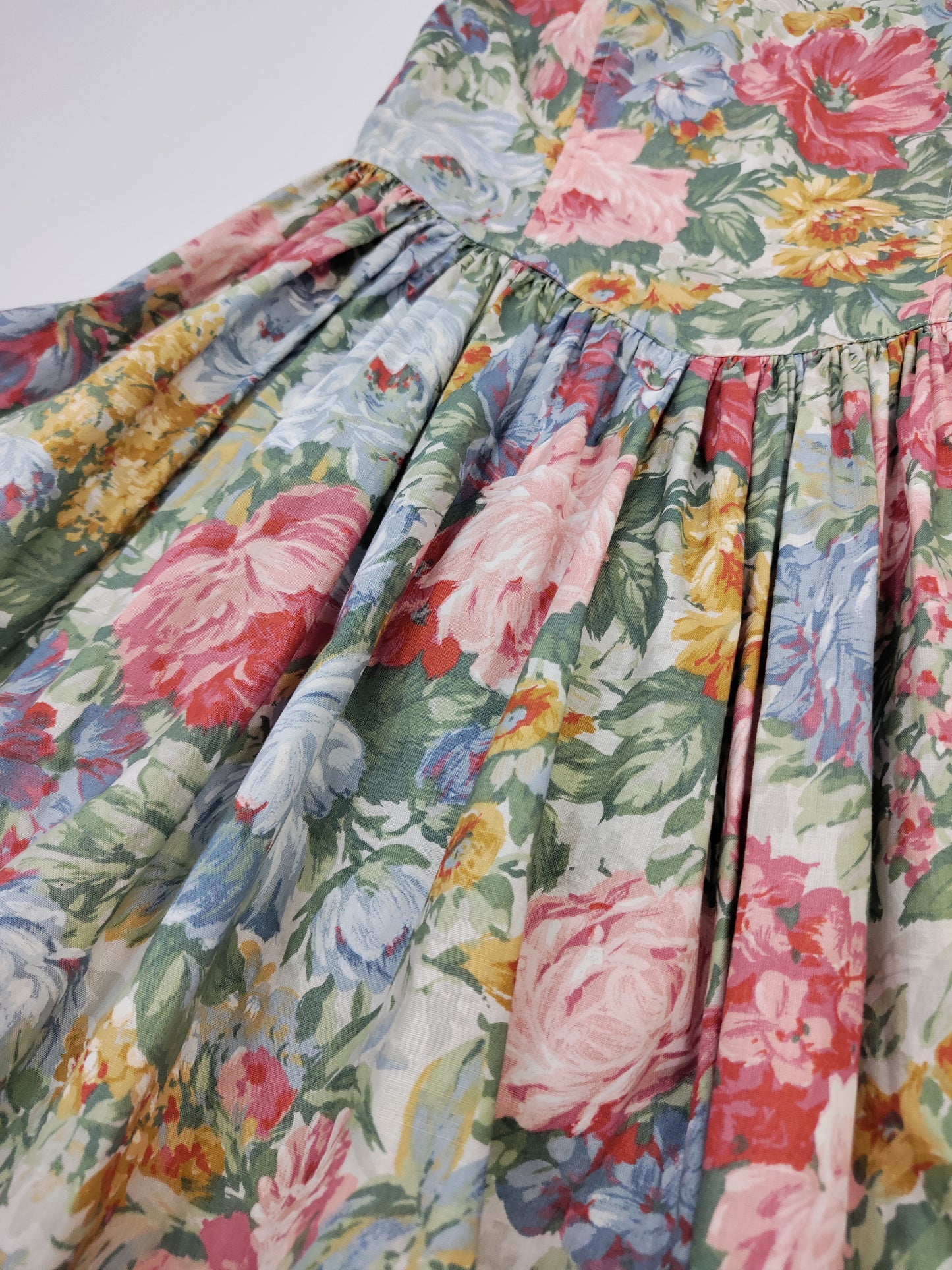 Early '80s Floral Cocktail Dress