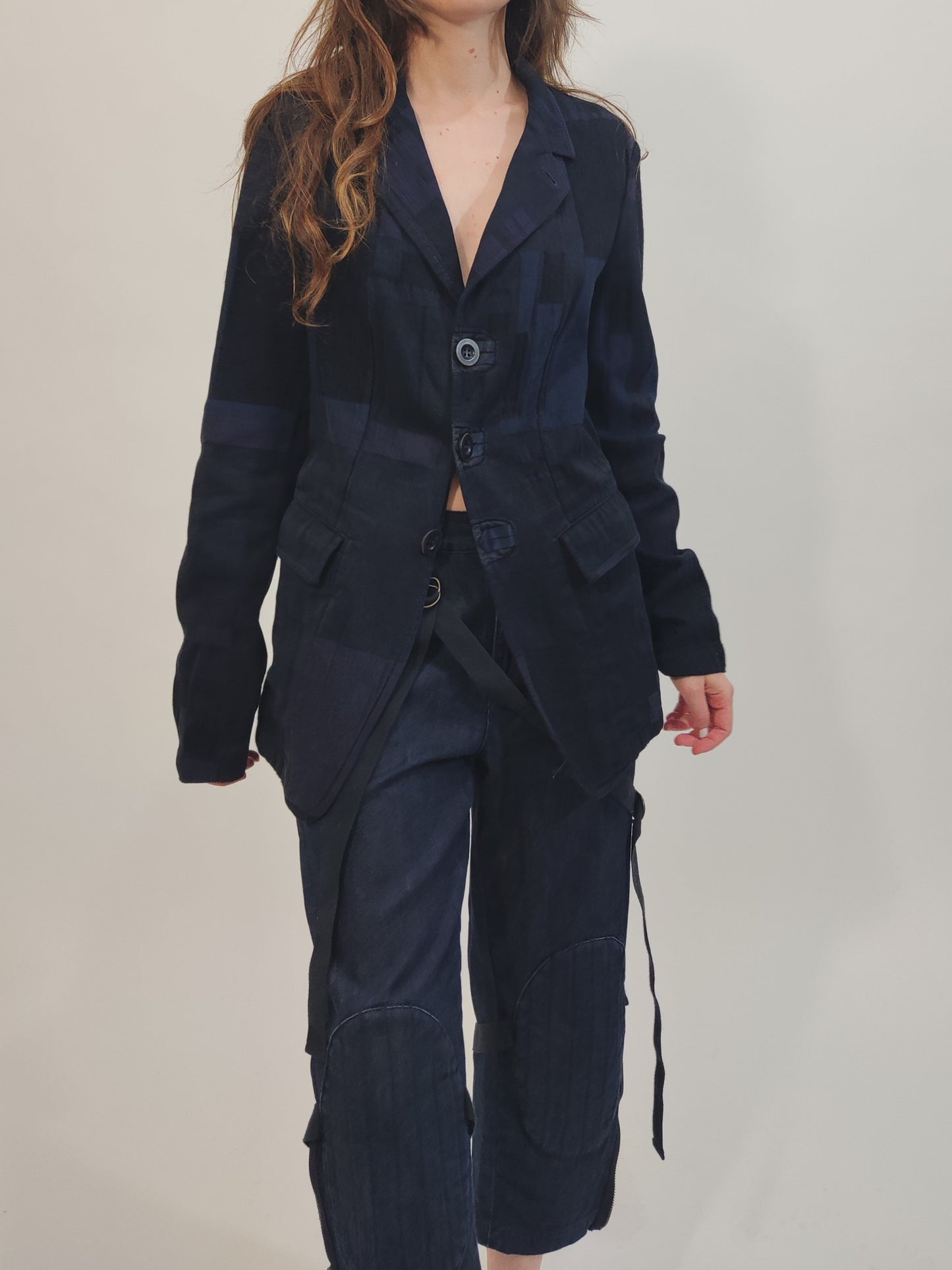 Marithé+François Girbaud Navy Blazer
