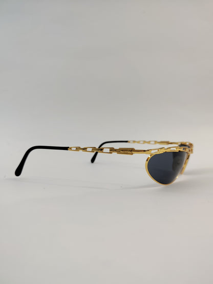 Katharine Hamnett Chain Sunglasses - Gold