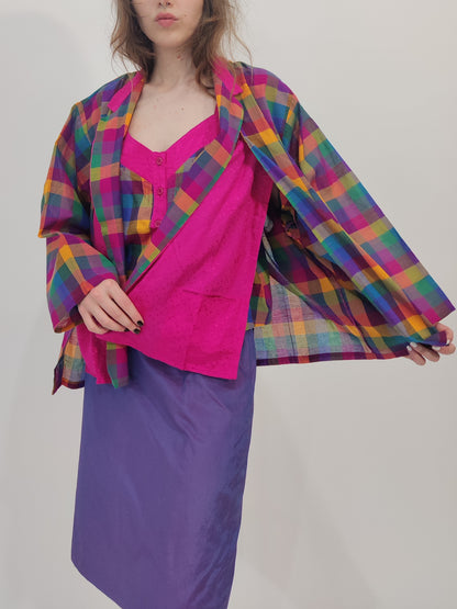 Vintage Deadstock Checkered Co-Ord