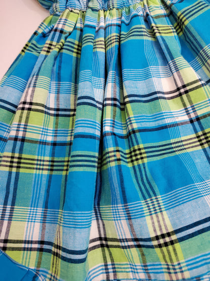 Mommy & Me - Dody Checkered Vintage Dresses