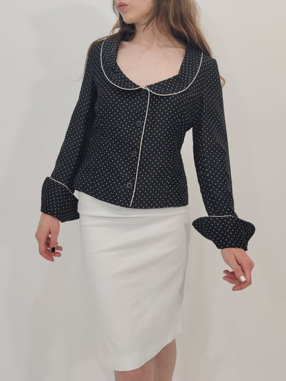 ICE B By Iceberg Polka Dot Blazer