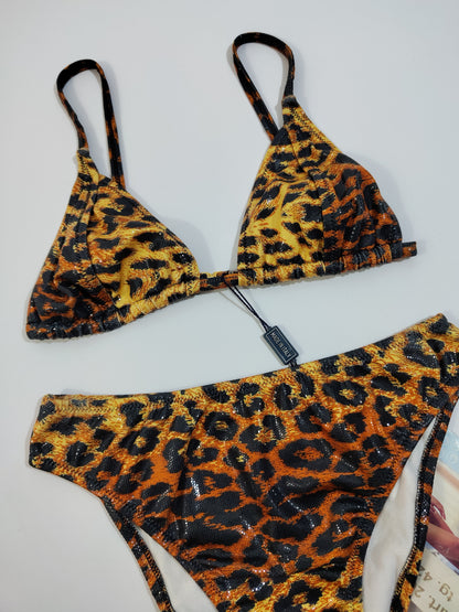 Deadstock 'Onda' Animalier Bikini - S/M