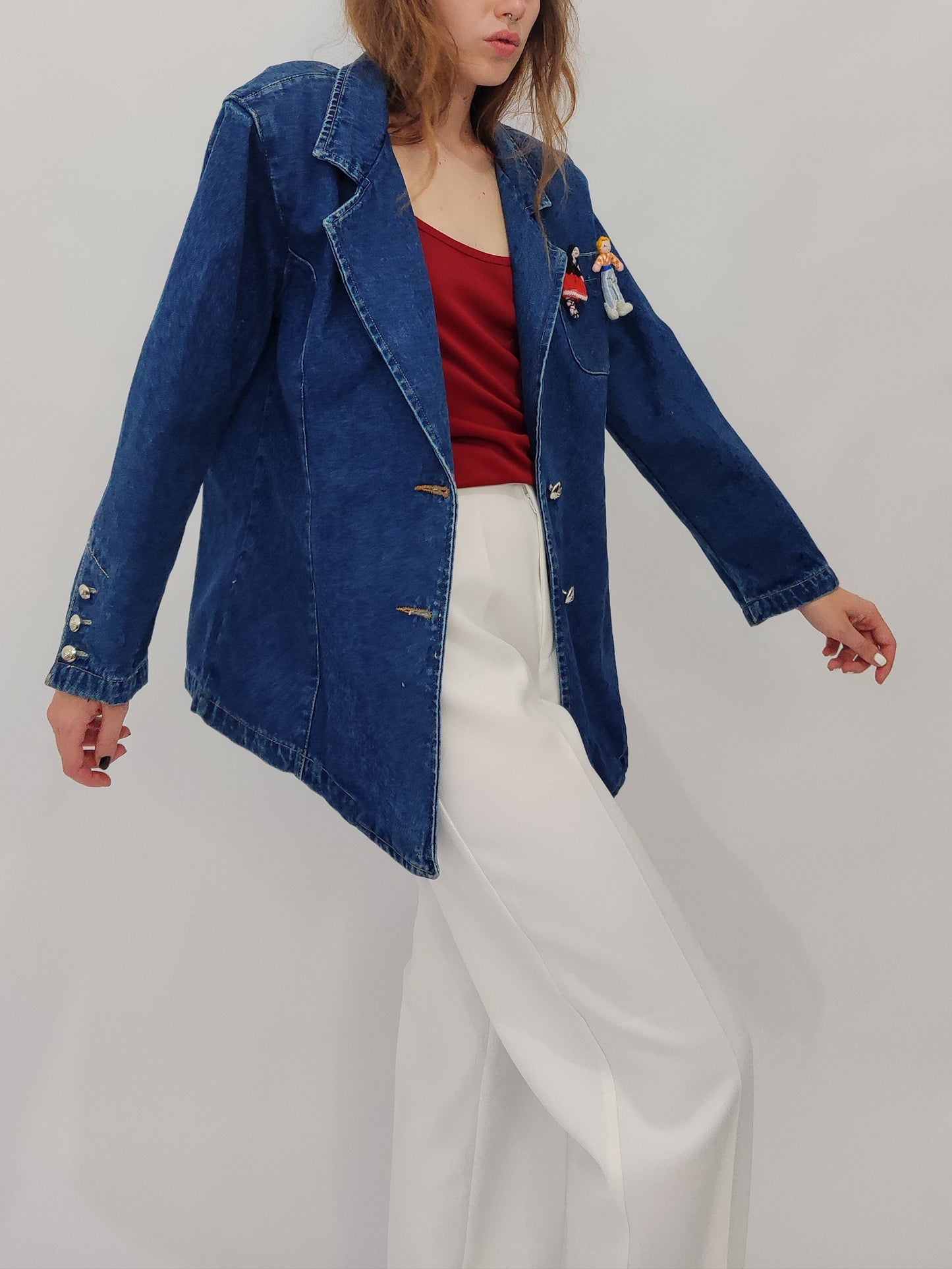 Vintage Denim Blazer
