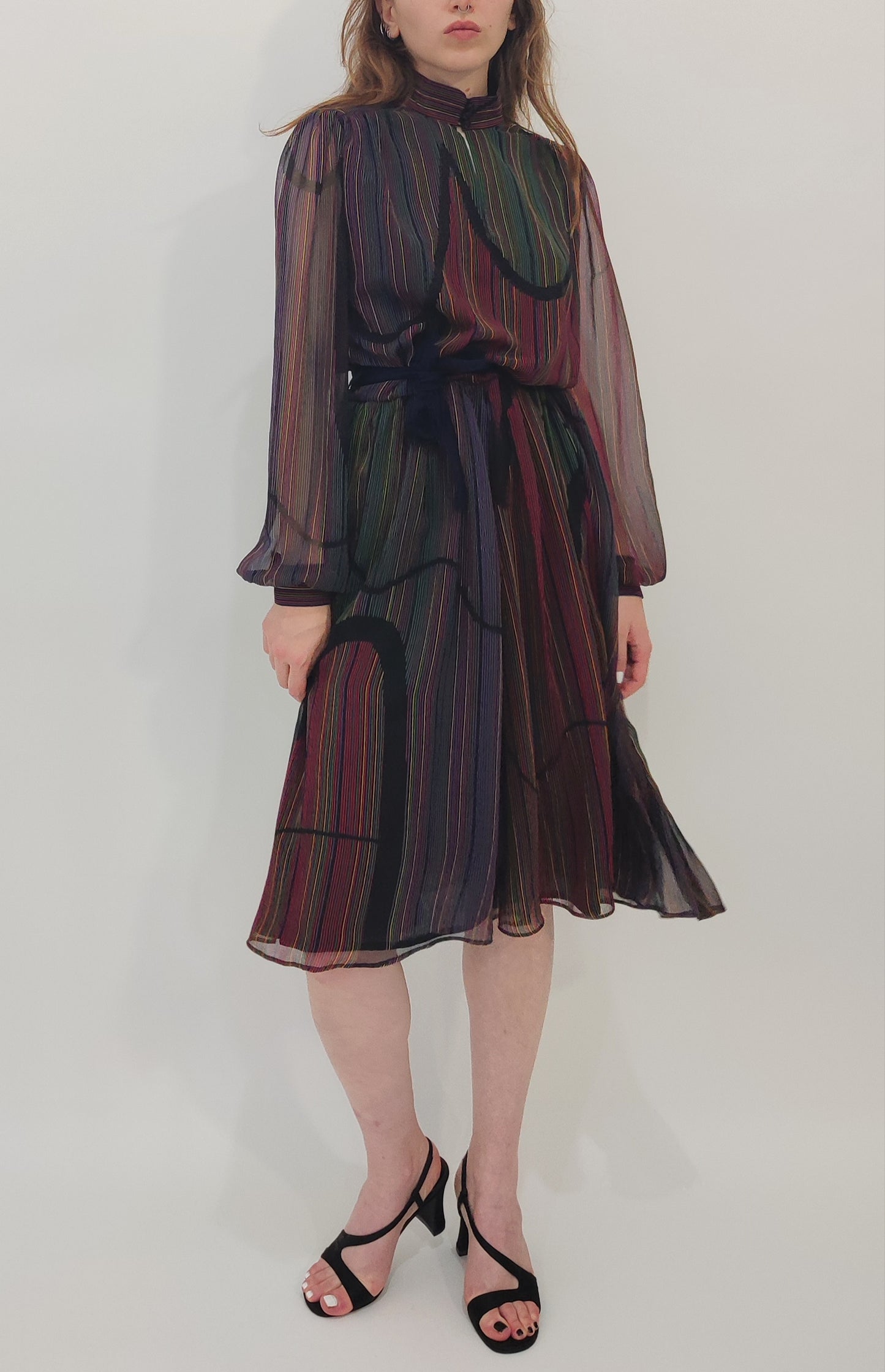 Sora Late '70s Vintage Dress - M/L
