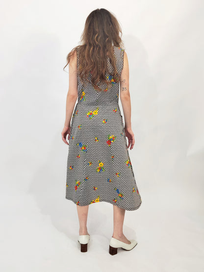 '70s Vintage Apron Dress