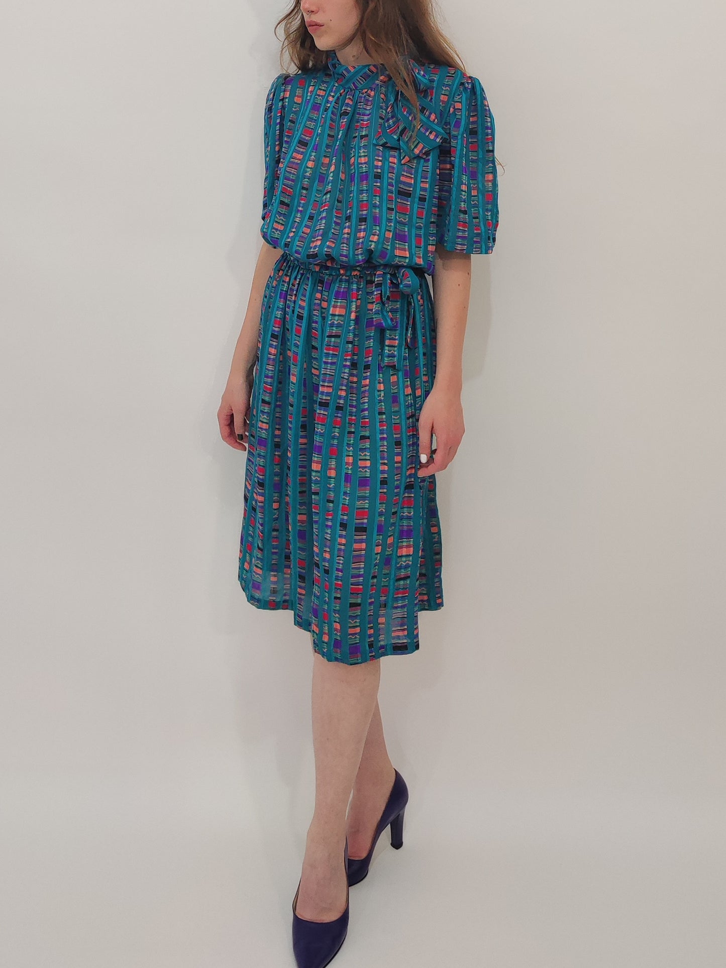 Norman Hartnell Early '80s Dress - M