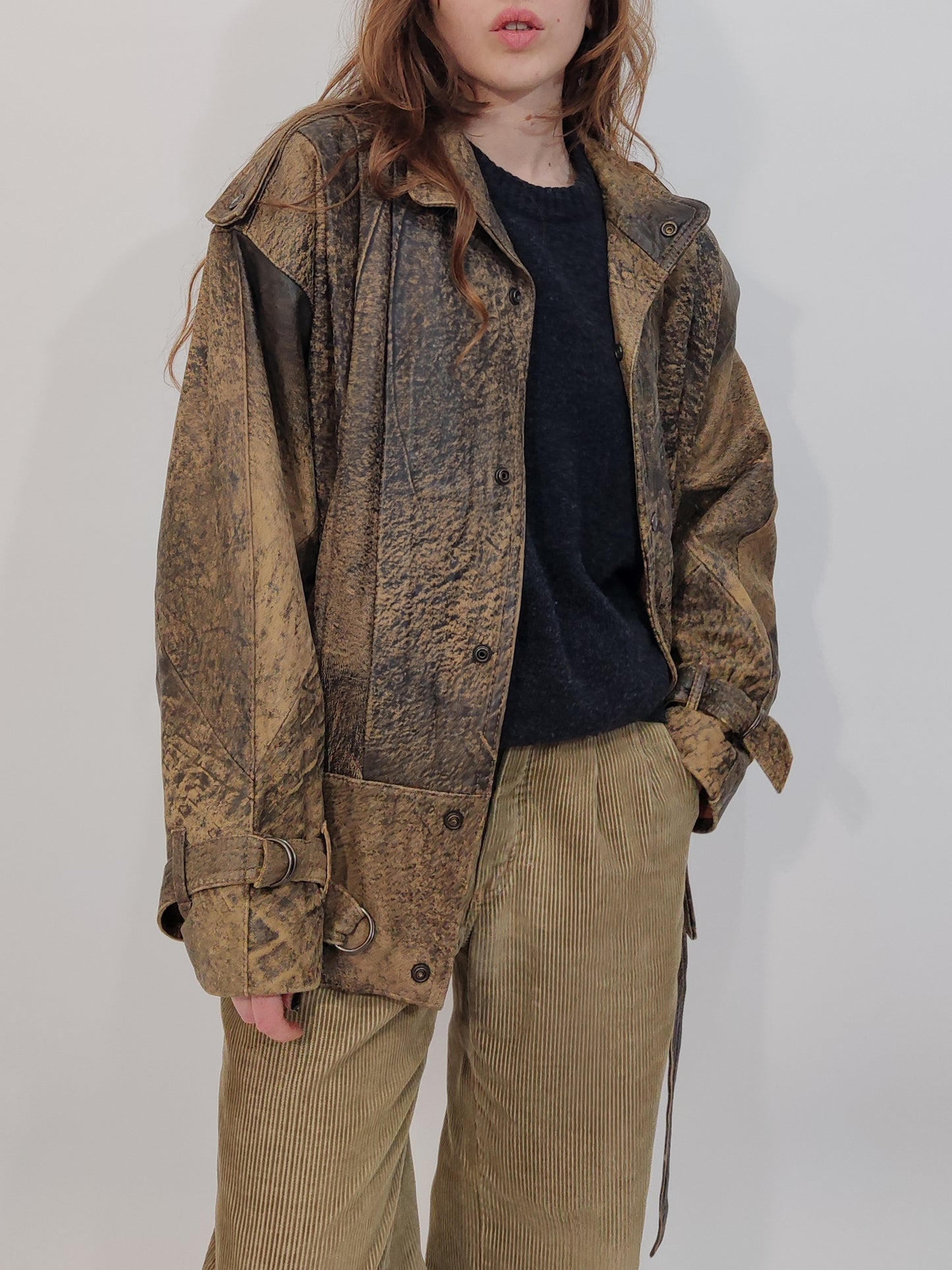 '80s Vintage Leather Jacket