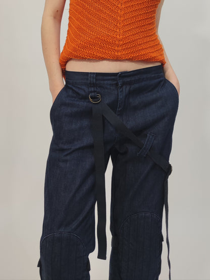 Y2K Capri Denim Pants