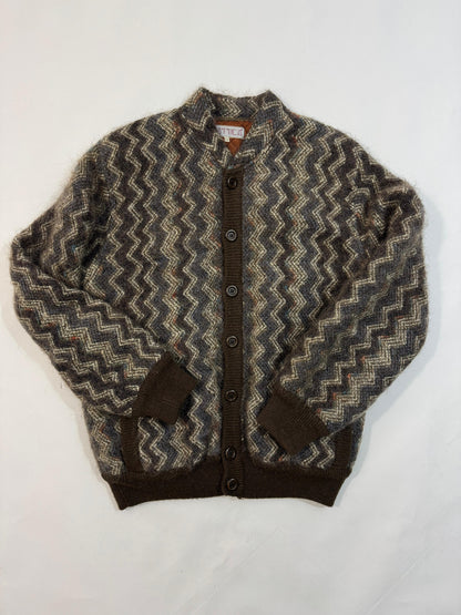 Early '80s Mohair Quilted Cardigan