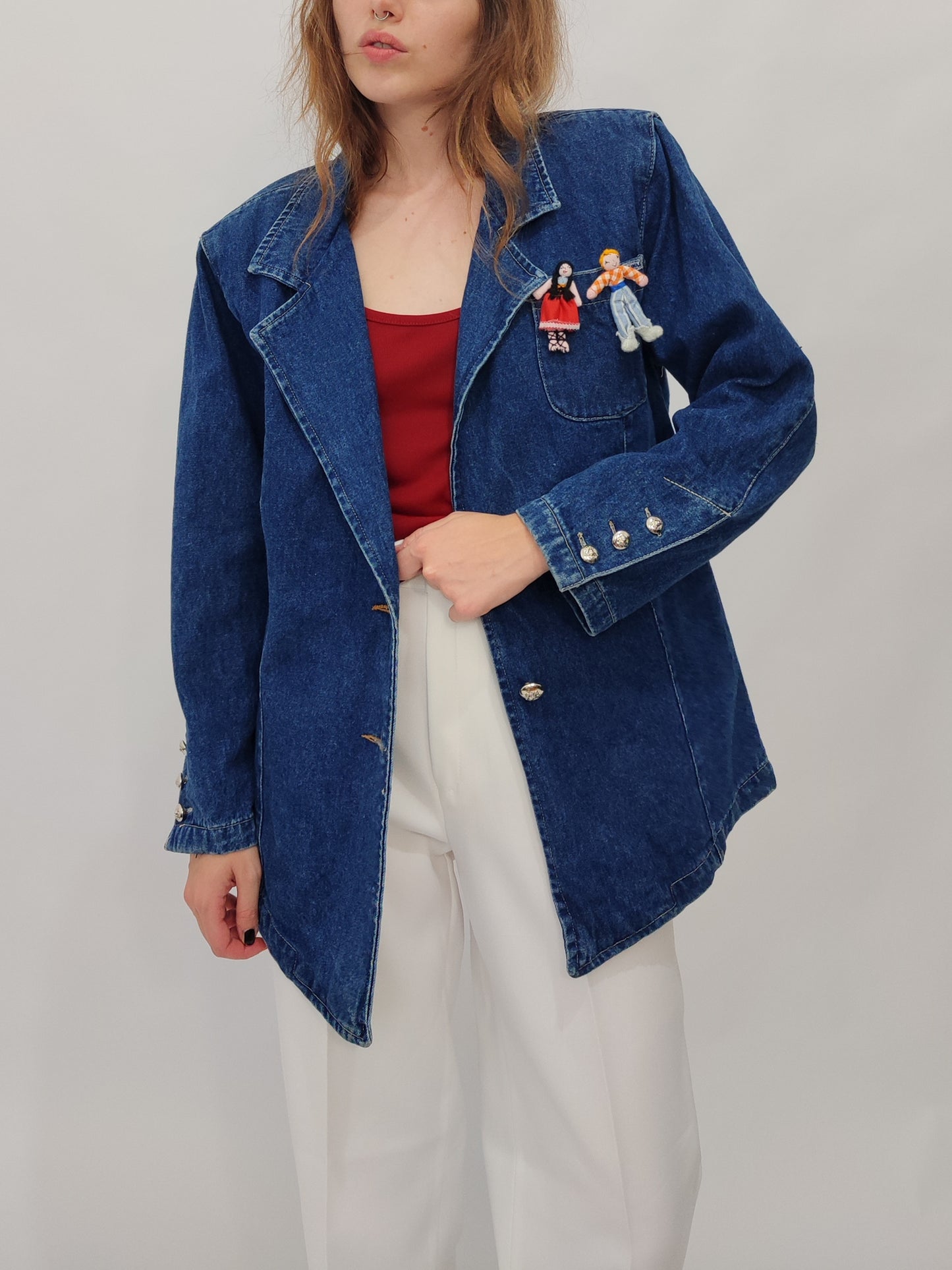 Vintage Denim Blazer