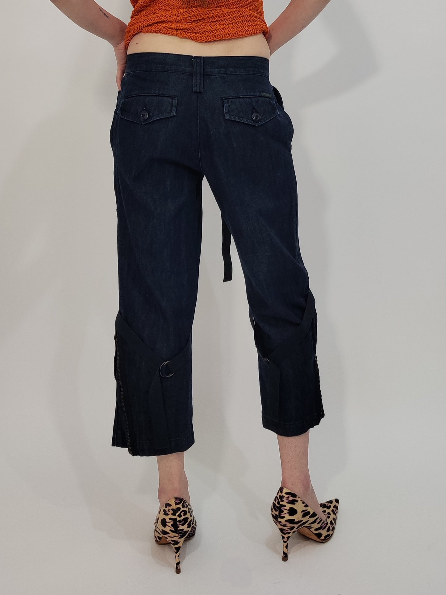Y2K Capri Denim Pants