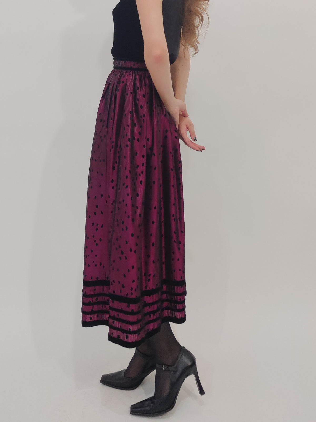‘80s Trachten Skirt