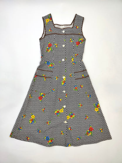 '70s Vintage Apron Dress