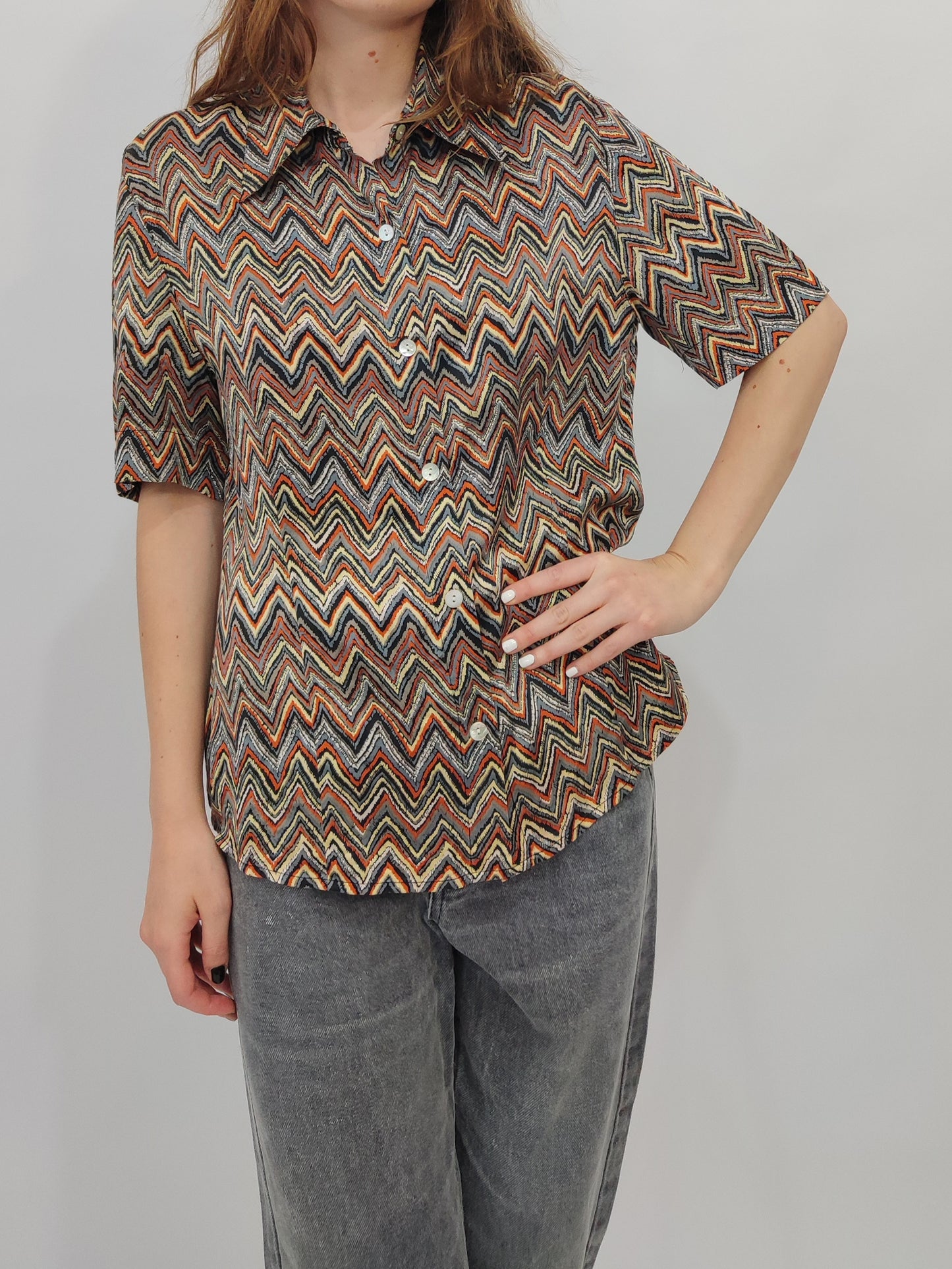 100% Pure Silk Vintage Shirt