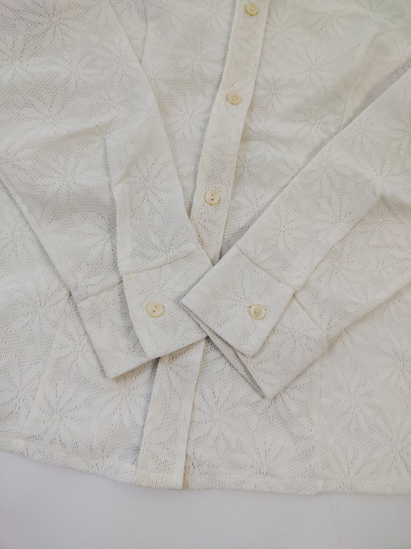 '70s Floral Jacquard Shirt