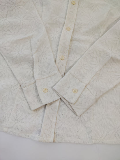 '70s Floral Jacquard Shirt