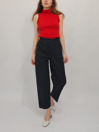 '80s Linen&amp;Cotton Pants