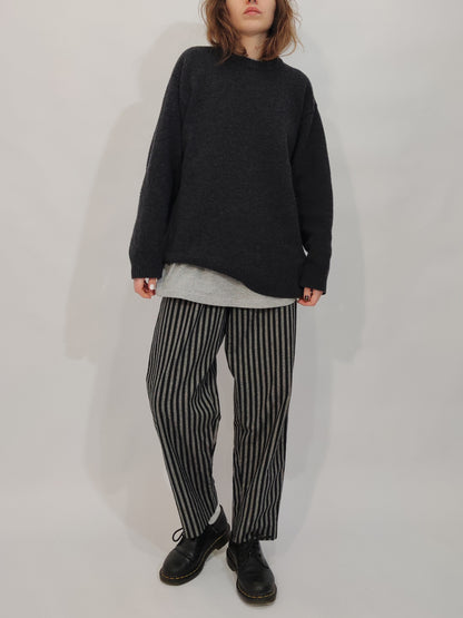 '80s Hand Crafted Wool Trousers