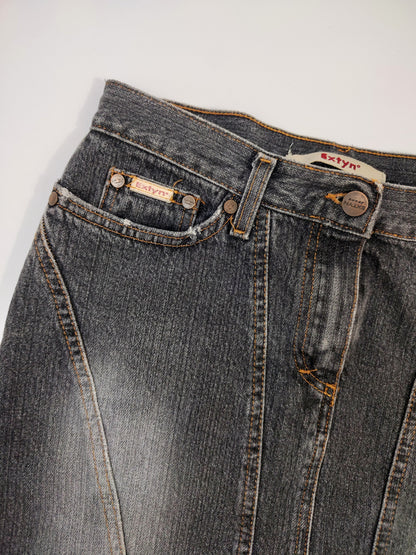 Y2K Denim Pencil Skirt