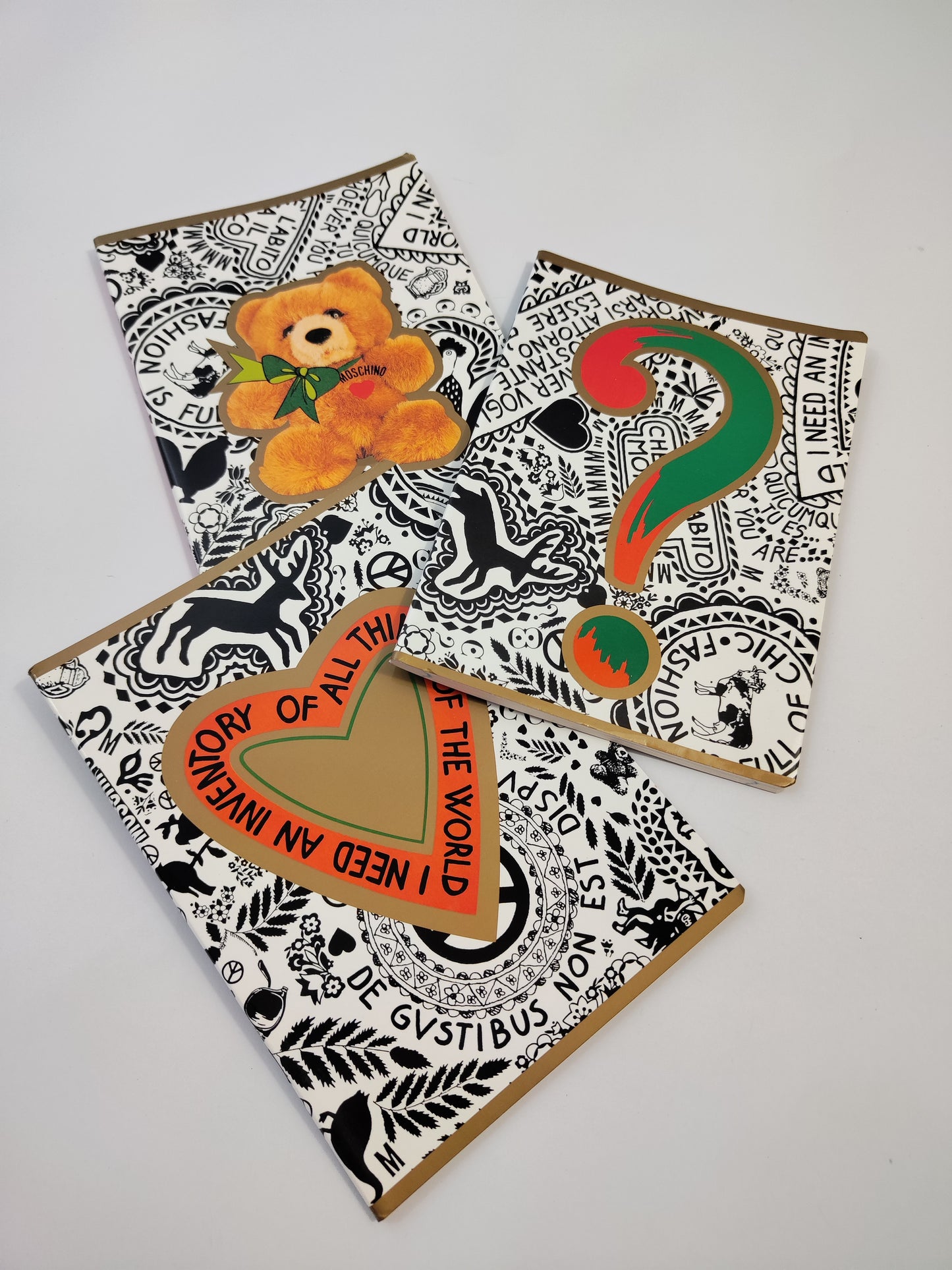 Moschino Vintage Deadstock A5 Notebooks