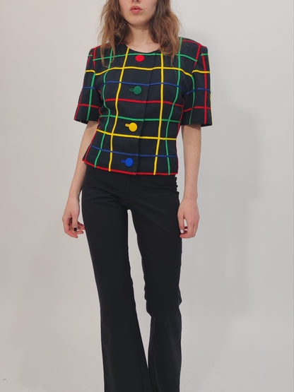 ‘80s Vintage Cropped Blazer