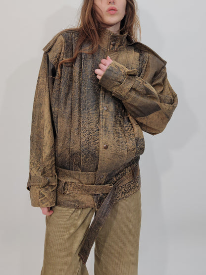 '80s Vintage Leather Jacket