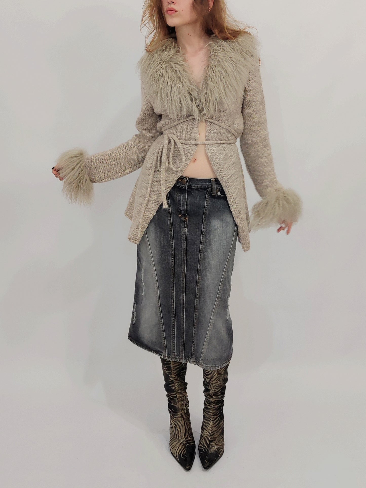 Penny Pull Vintage Mongolia Cardigan