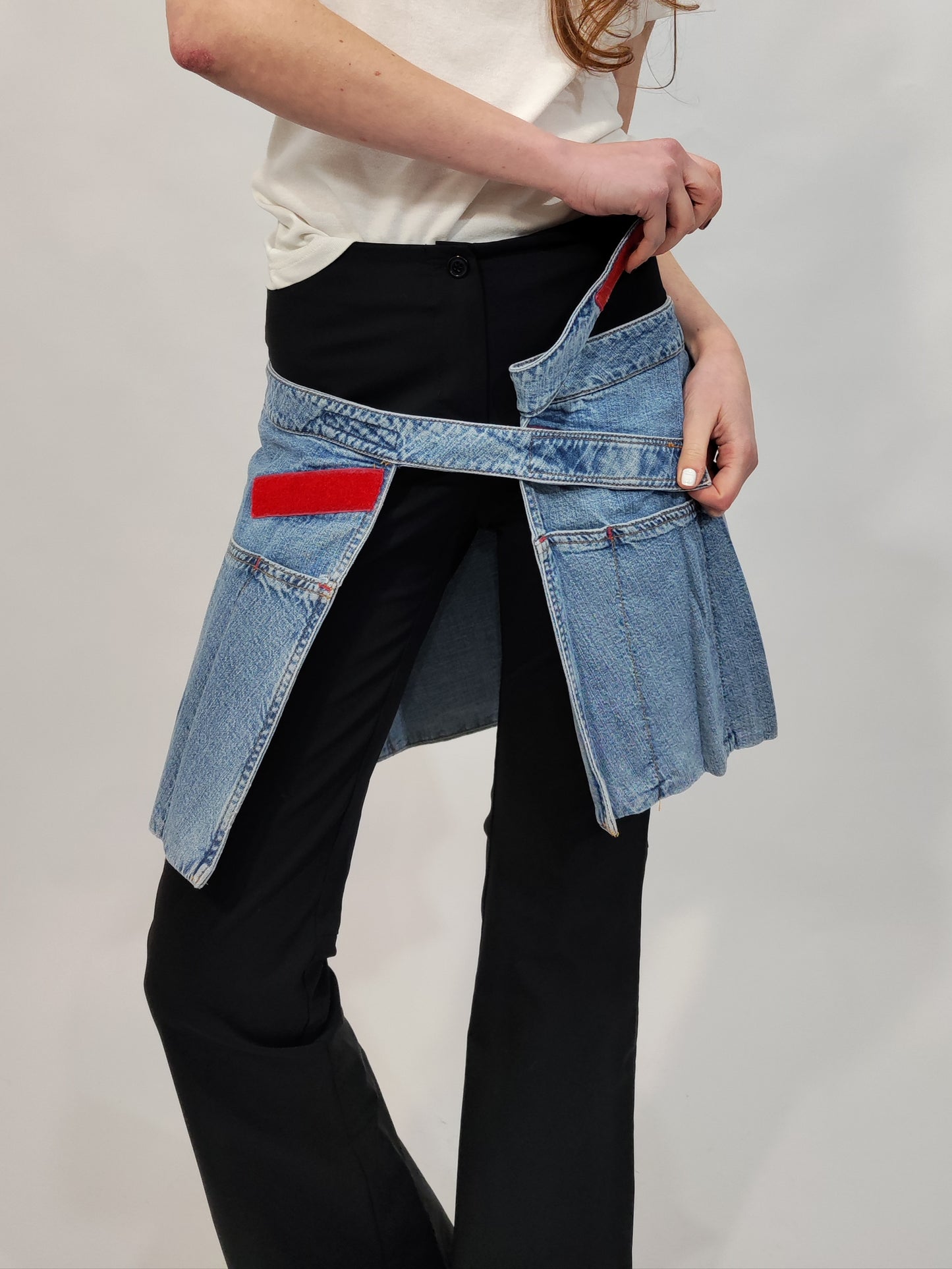 Energie Denim Apron Skirt - Deadstock
