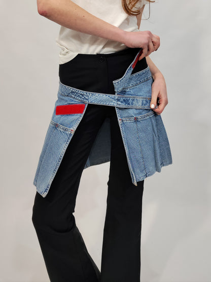 Energie Denim Apron Skirt - Deadstock