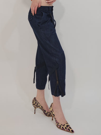 Y2K Capri Denim Pants