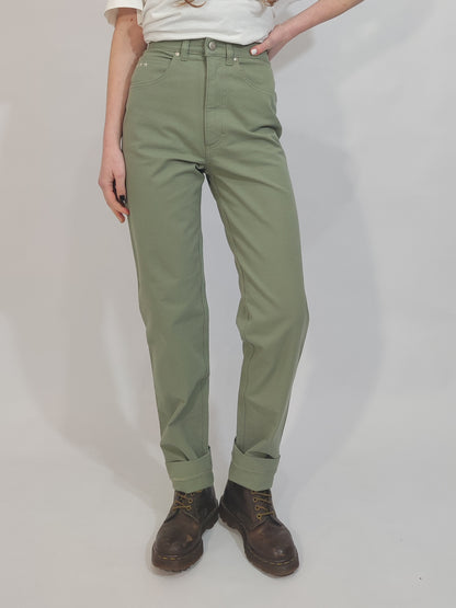 Sage Green Made in Italy Deadstock Jeans