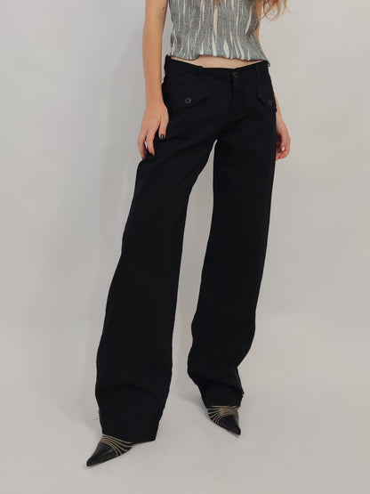 Archive - Richmond Y2K Wide-Leg Trousers