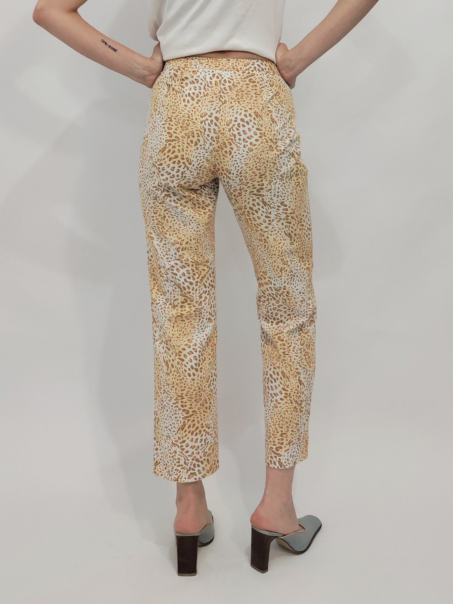 Marella Leopard Print Trousers