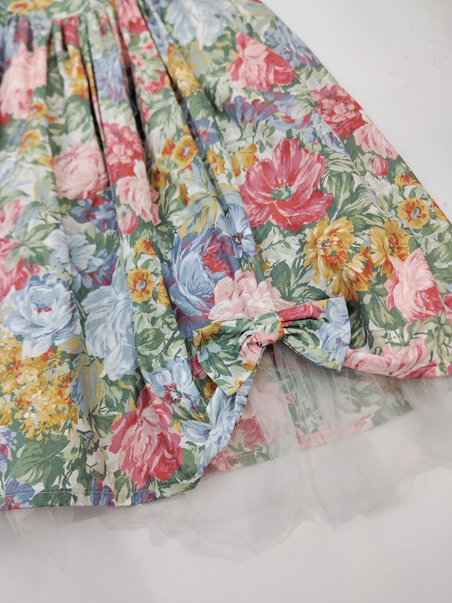 Early '80s Floral Cocktail Dress