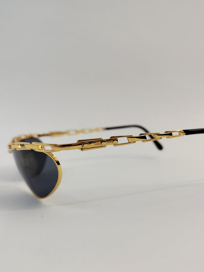 Katharine Hamnett Chain Sunglasses - Gold