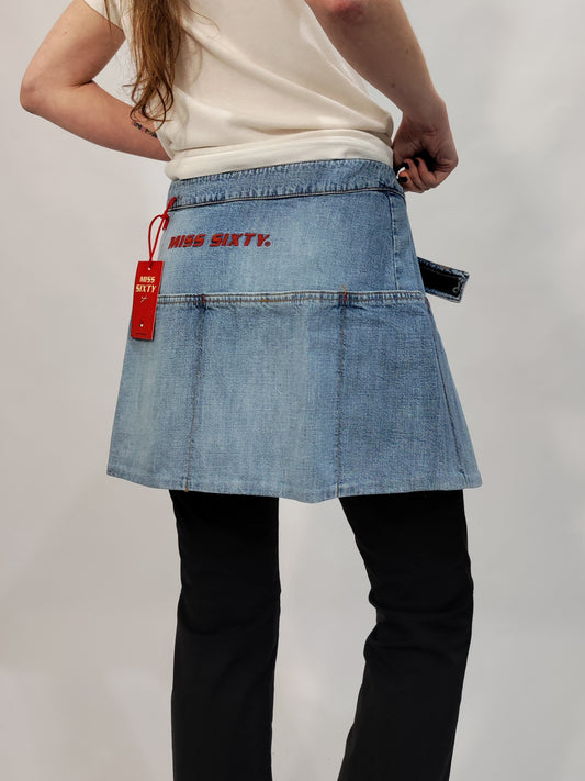 Miss Sixty Denim Apron Skirt - Deadstock