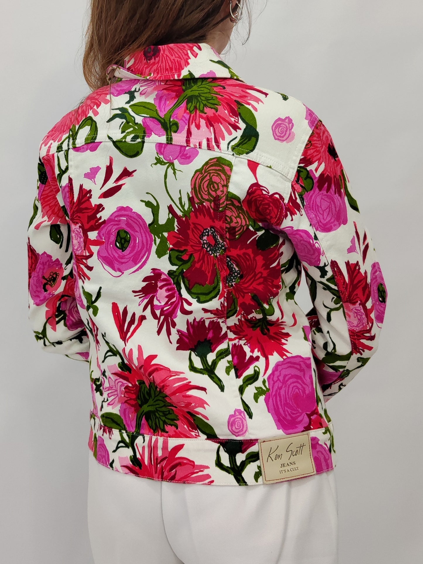 Ken Scott Floral Denim Jacket