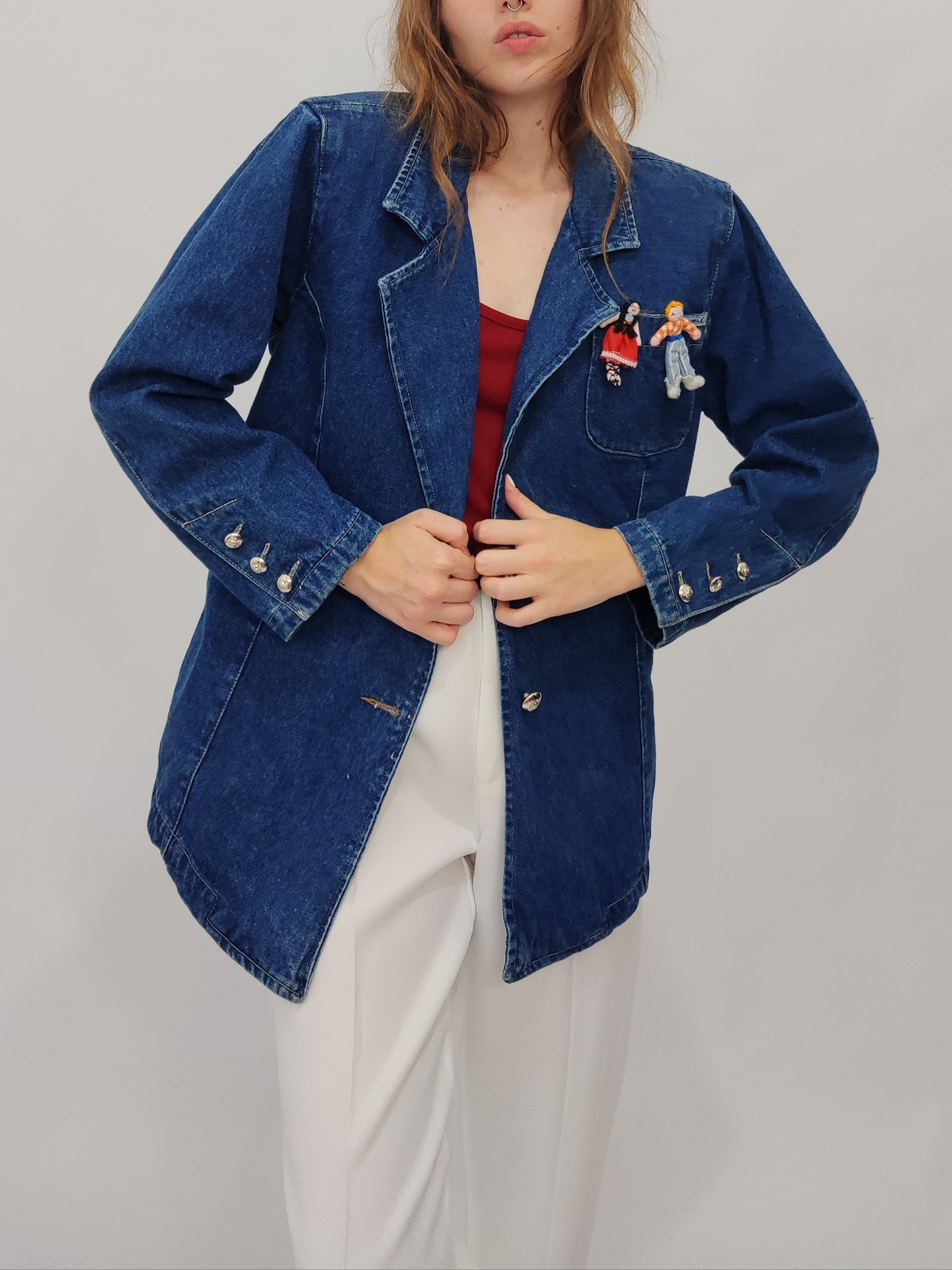 Vintage Denim Blazer