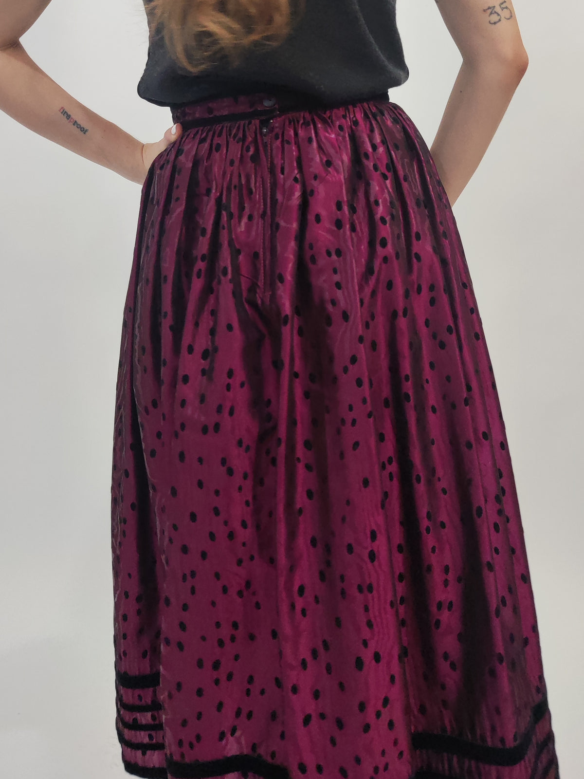‘80s Trachten Skirt