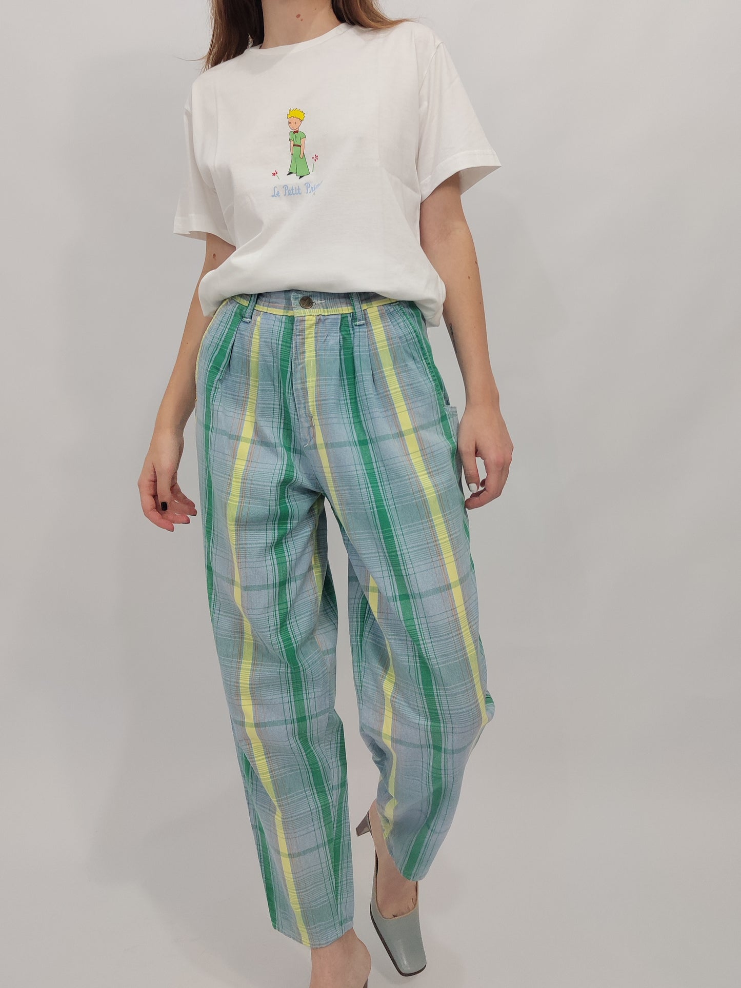 Vintage Checkered Trousers