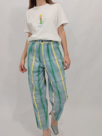 Vintage Checkered Trousers