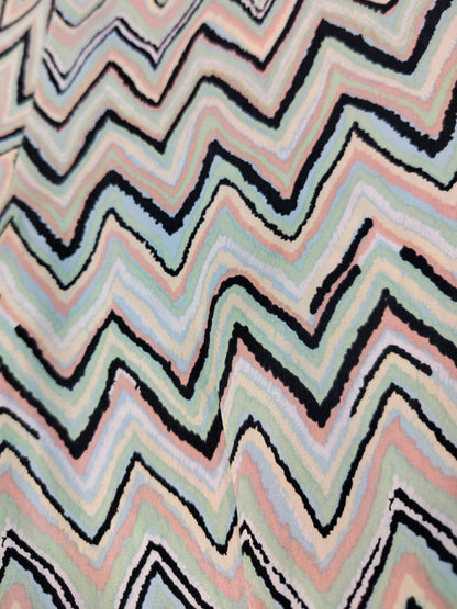 100% Pure Silk Vintage Shirt - Pastel Tones