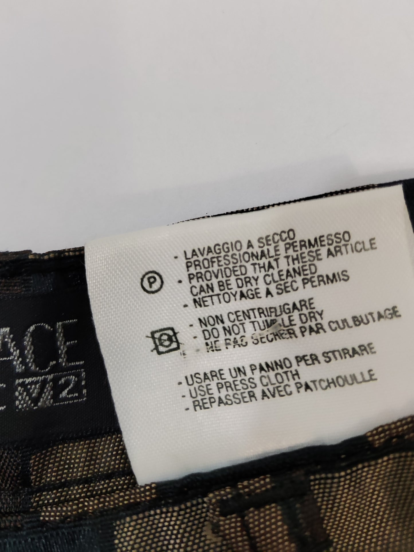 Gianni Versace V2 Vintage Nylon Trousers - Brown