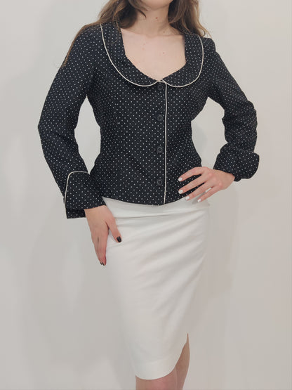 ICE B By Iceberg Polka Dot Blazer