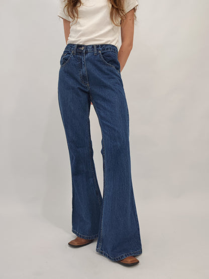 Vintage Flared Jeans - Blue Mid