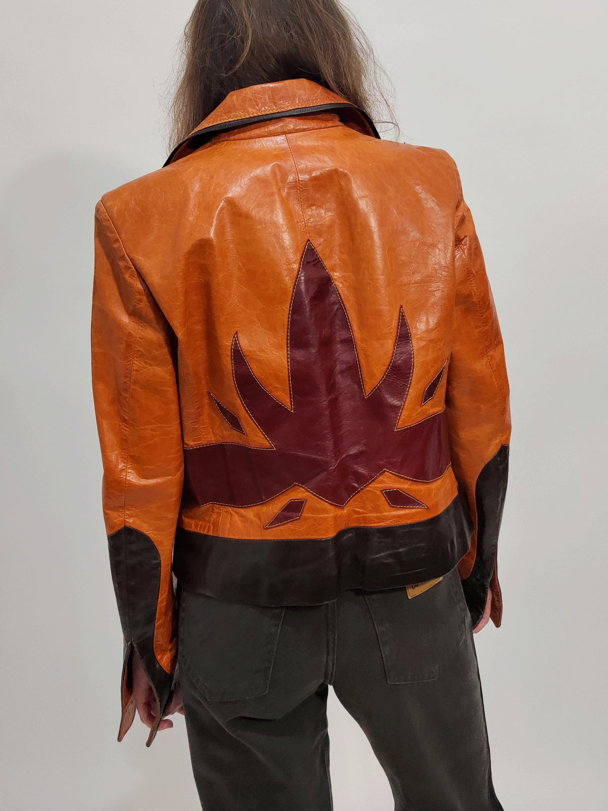 Y2K Western Leather Jacket
