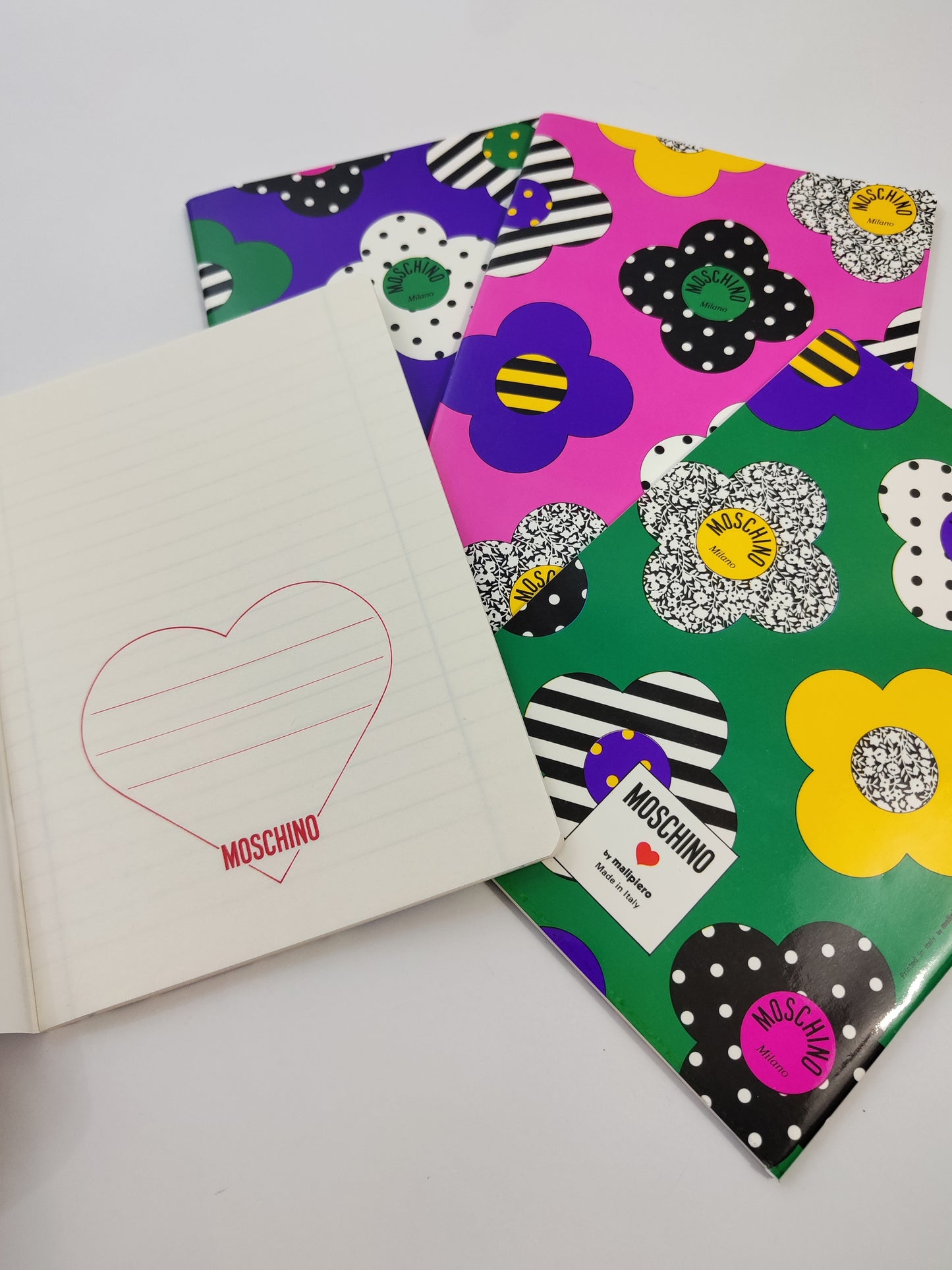 Moschino Vintage Deadstock A5 Notebooks