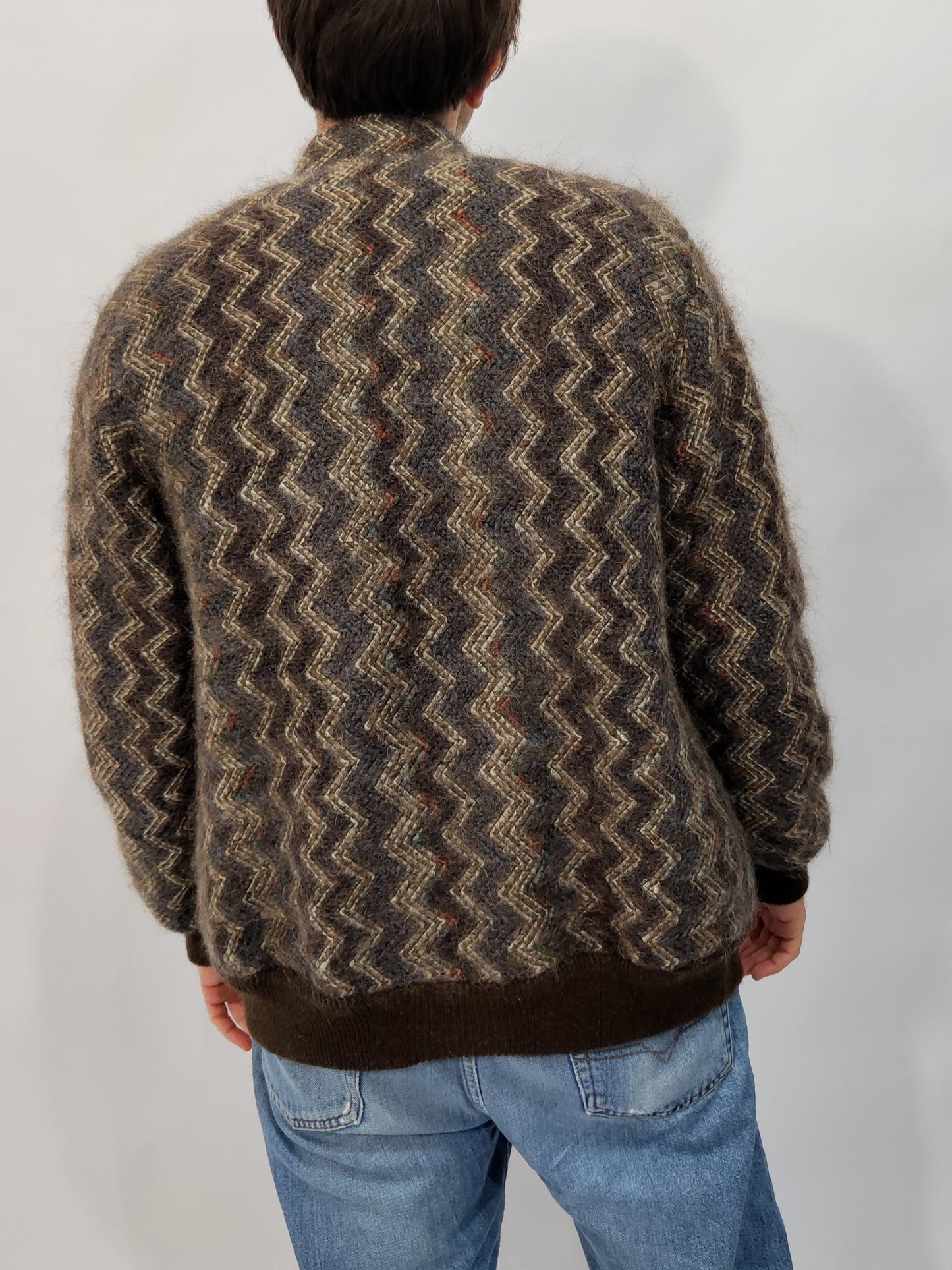 Early '80s Mohair Quilted Cardigan