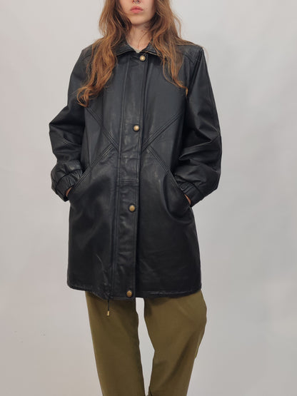 Vintage Leather Coat